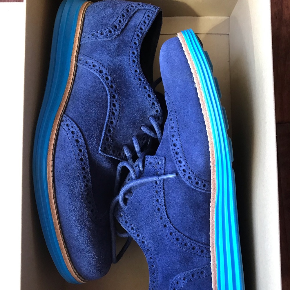Cole Haan Lunargrand with Nike sole Wingtip Shoes